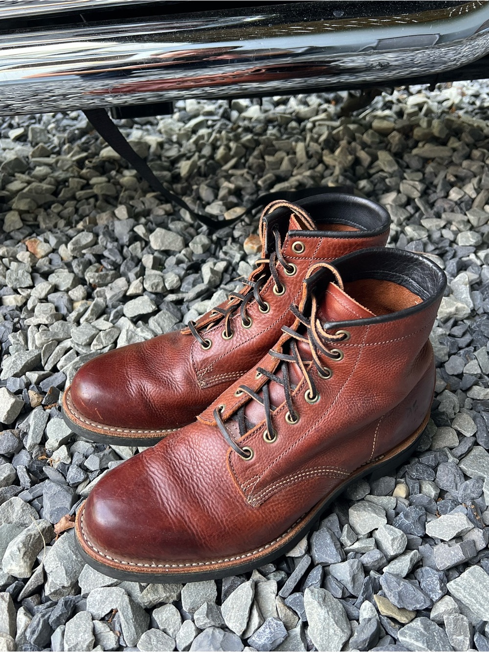 Frye Arkansas Mid Lace Boot Made In USA